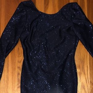 Blue Sparkly Semi-formal Dress